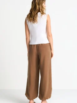 Rich & Royal Damen Stoffhose - Bazaar in kastanie