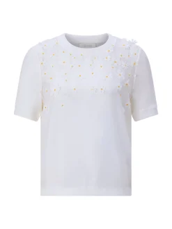 Rich & Royal Damen Strickshirt in ecru - Ärmel: langarm