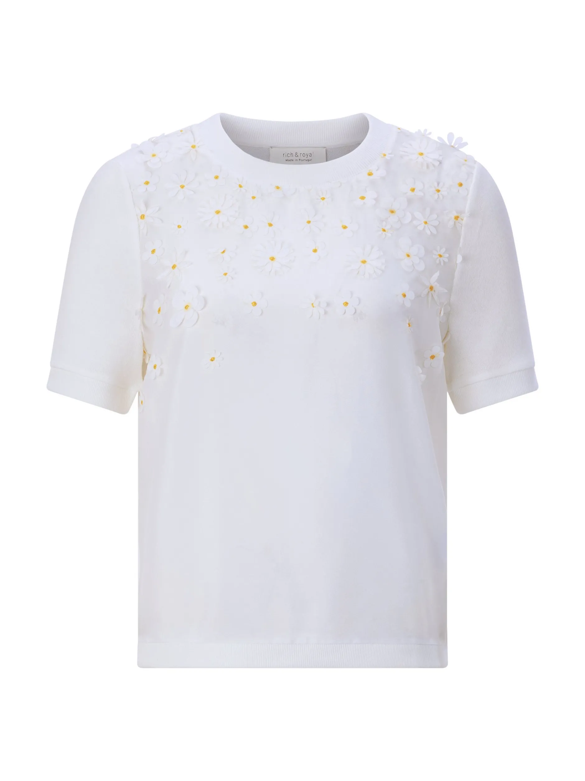 Rich & Royal Damen Strickshirt in ecru - Ärmel: langarm