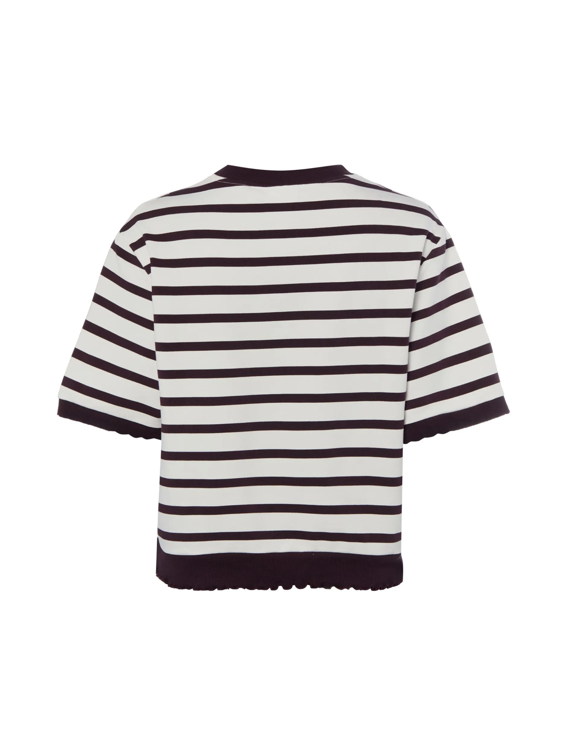 Rich & Royal Damen T-Shirt in lila weiß - Ärmel: kurzarm