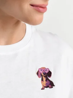 Rich & Royal Damen T-Shirt in weiß - Ärmel: kurzarm