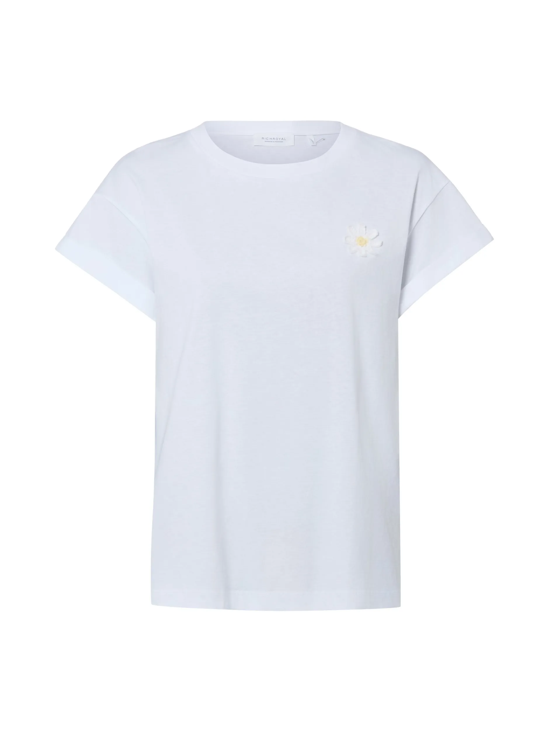 Rich & Royal Damen T-Shirt in weiß - Ärmel: kurzarm