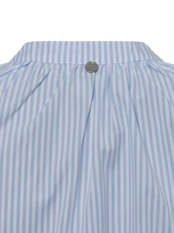 Rich & Royal Damen Tunikabluse in hellblau weiß