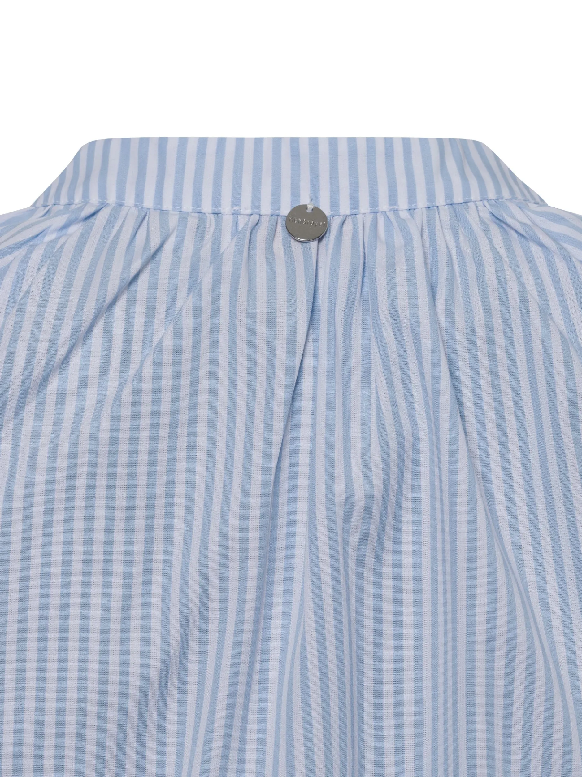 Rich & Royal Damen Tunikabluse in hellblau weiß