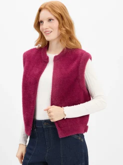Rino & Pelle Damen Strickweste - Elona in himbeer
