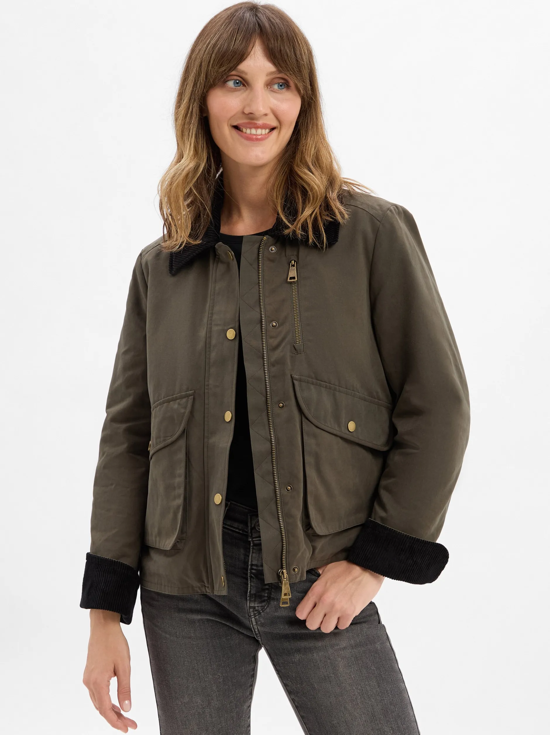 Rofa Damen Jacke in khaki