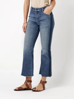 Rosner Damen Five-Pocket-Hose - Antonia Kick Galon in medium stone