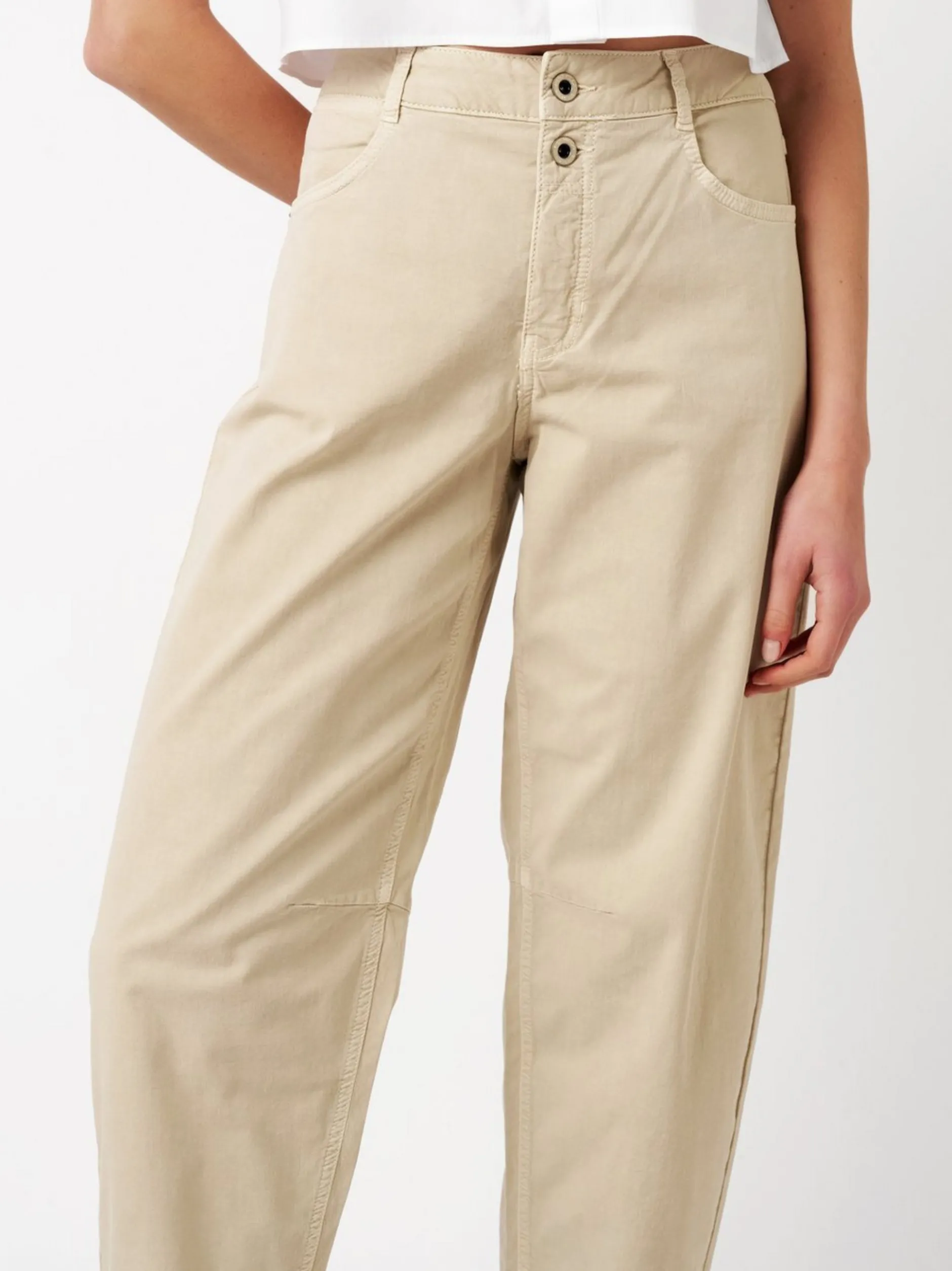 Rosner Damen Hose - Mara Barrel in sand - Länge: mittel