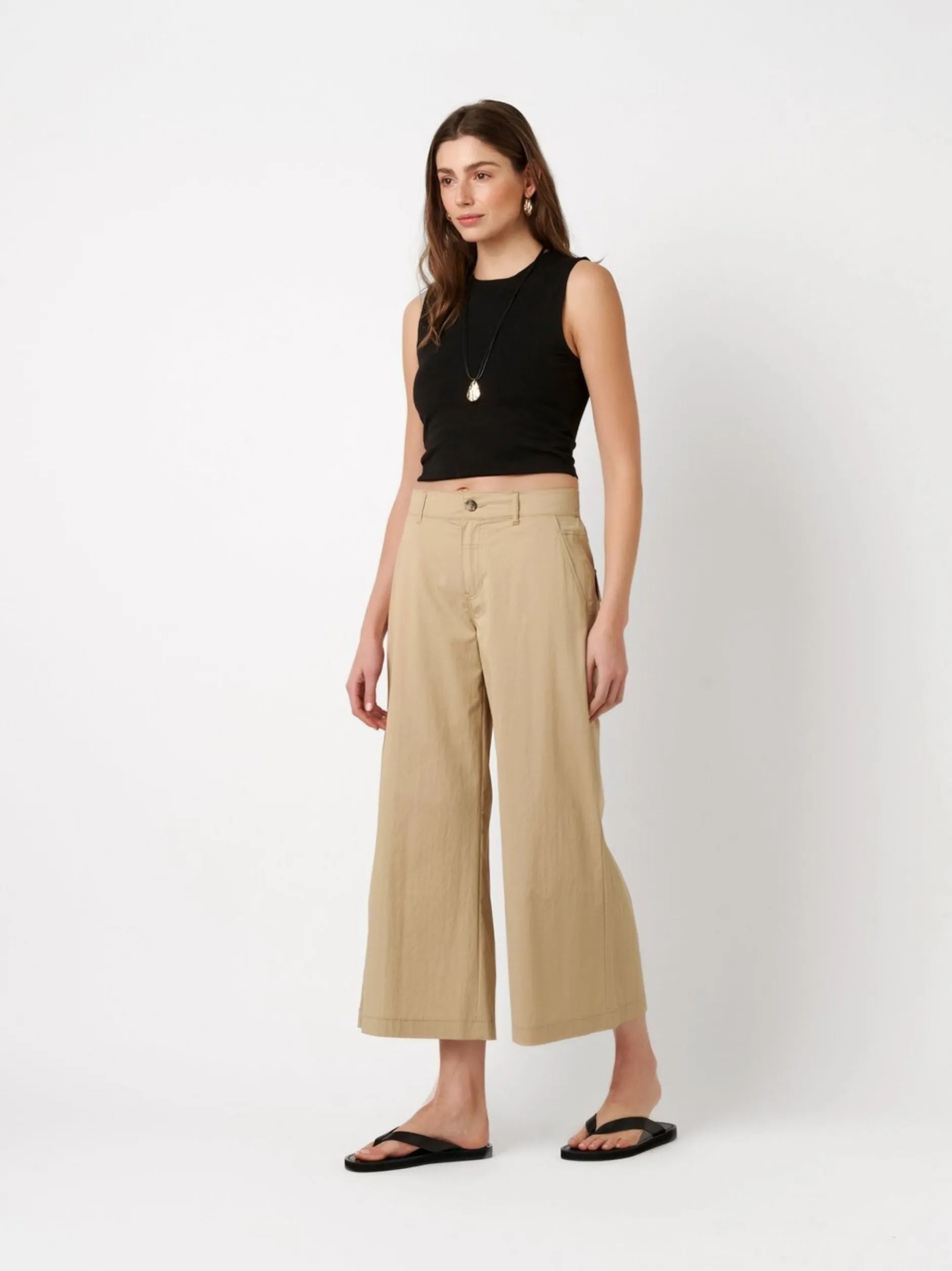 Rosner Damen Hose - Mara Culotte in sand - Länge: mittel