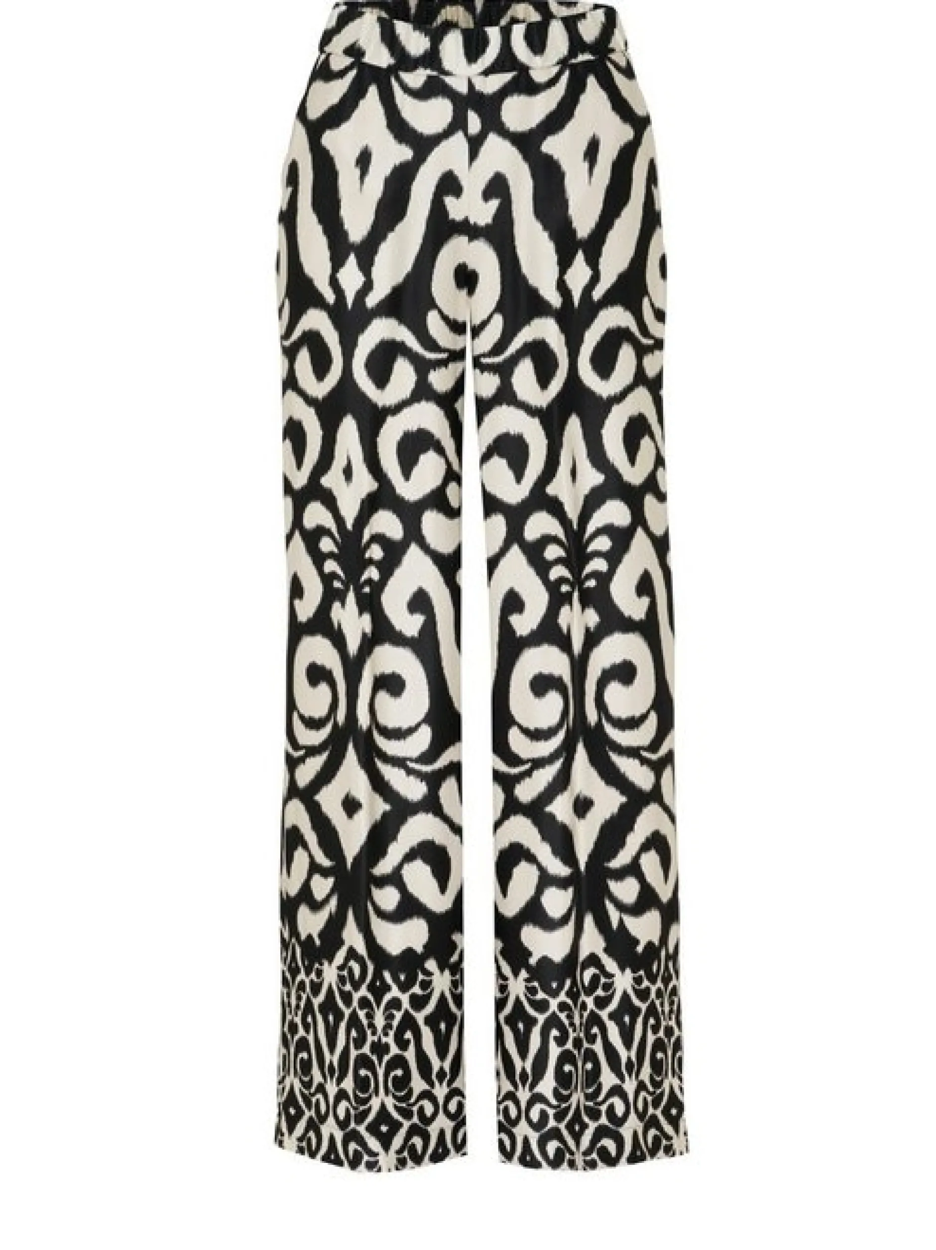 Rosner Damen Hose - Mara Wide in schwarz beige