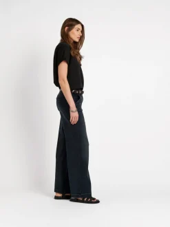 Rosner Damen Jeans - Audrey Wide in dark stone