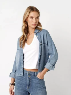 Rosner Damen Jeansjacke - Jamie in medium stone