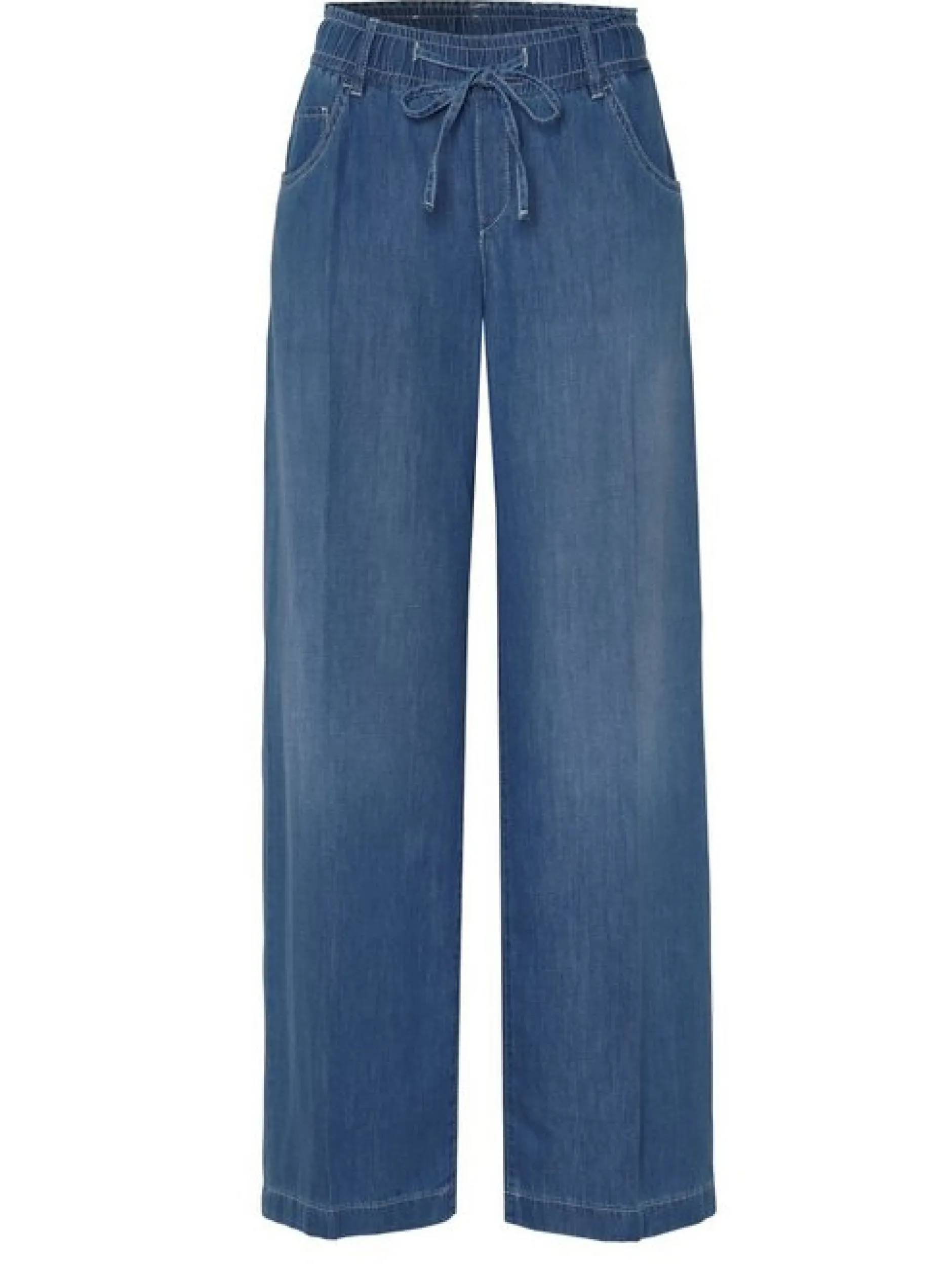 Rosner Damen Jeans - Masha Wide in medium stone denim