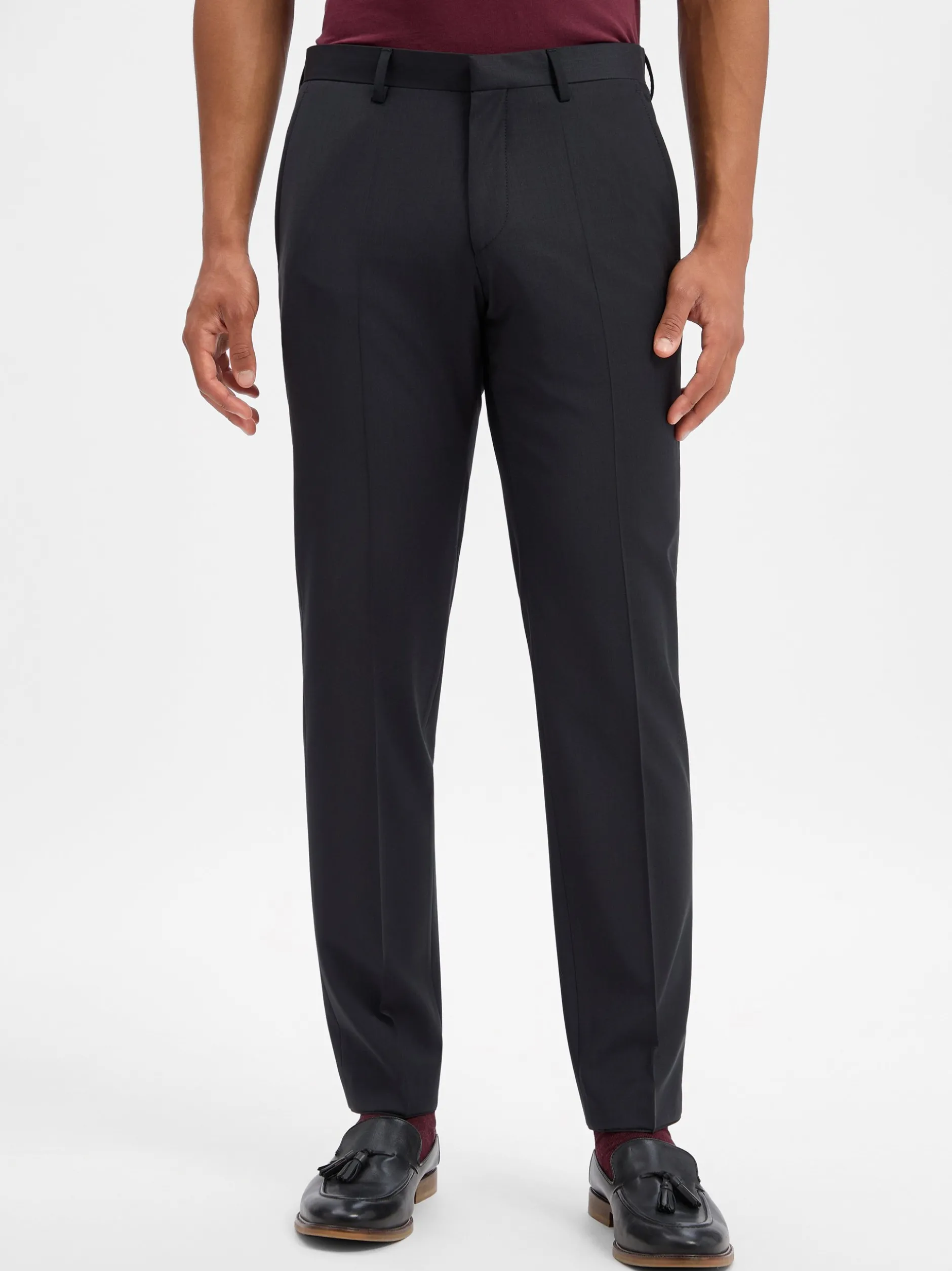 Roy Robson Herren Baukasten-Hose in schwarz