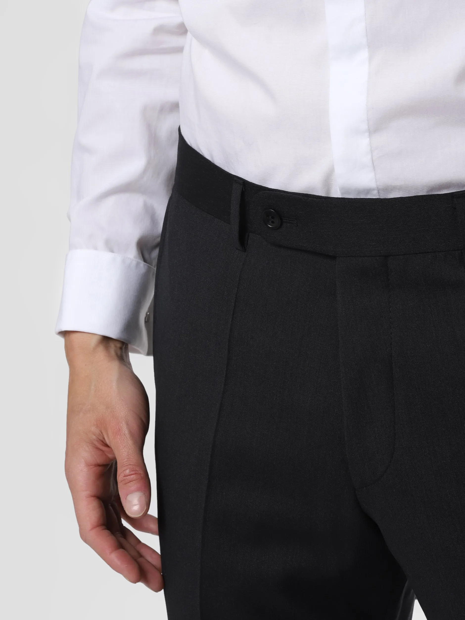 Roy Robson Herren Baukasten-Hose in anthrazit