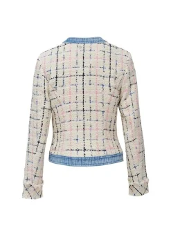Salsa Jeans Damen Jacke in mehrfarbig hellblau