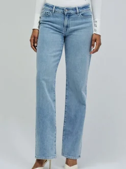 Salsa Jeans Damen Jeans - Low Rise Straight in medium stone