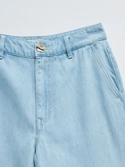 Salsa Jeans Damen Stoffhose in hellblau