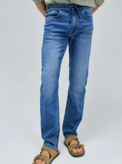 Salsa Jeans Herren Hose - Regular Jogger S-Activ in medium stone