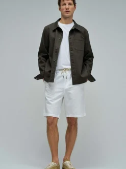 Salsa Jeans Herren Shorts in weiß