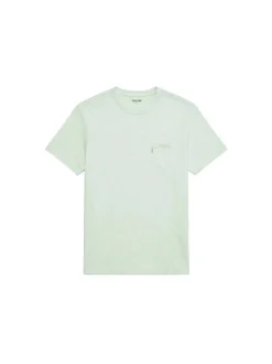 Salsa Jeans Herren T-Shirt - Slub Jersey Raw Edge in lind