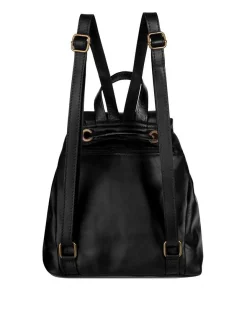 Samantha Look Damen Cityrucksack in schwarz