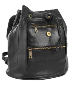 Samantha Look Damen Cityrucksack in schwarz