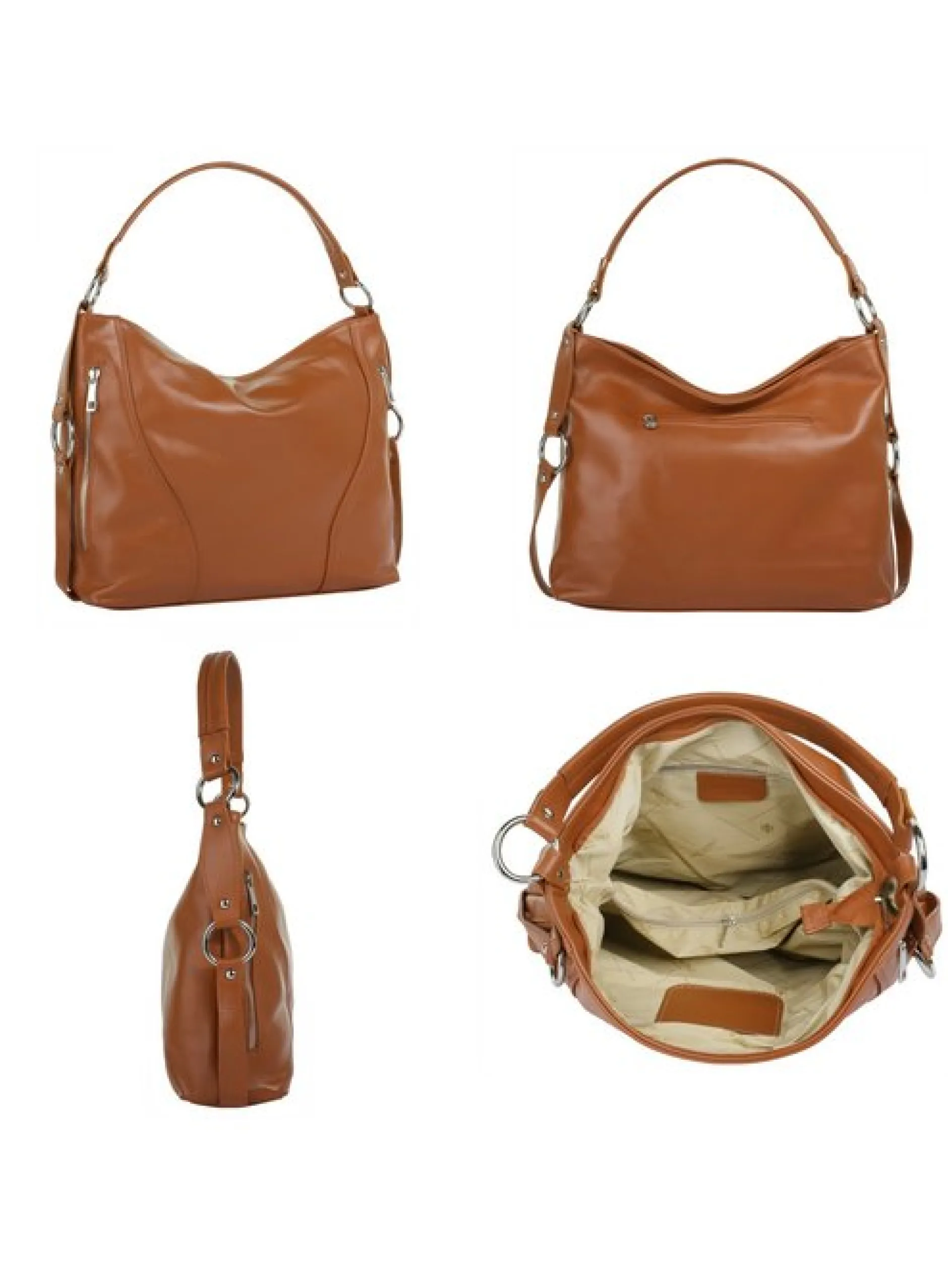 Samantha Look Damen Handtasche in cognac