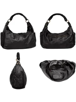 Samantha Look Damen Handtasche in schwarz