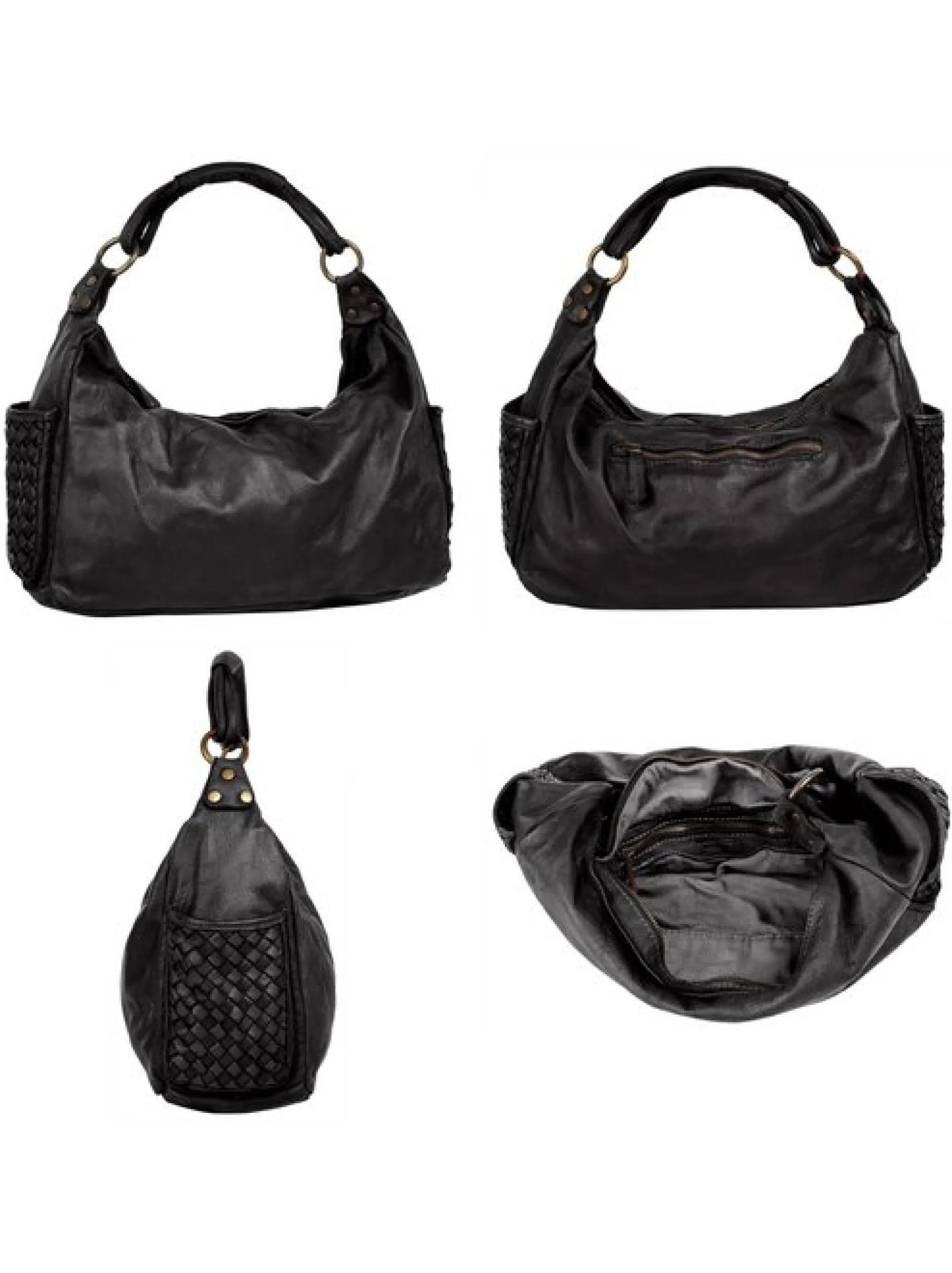 Samantha Look Damen Handtasche in schwarz