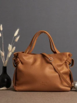Samantha Look Damen Handtasche in cognac