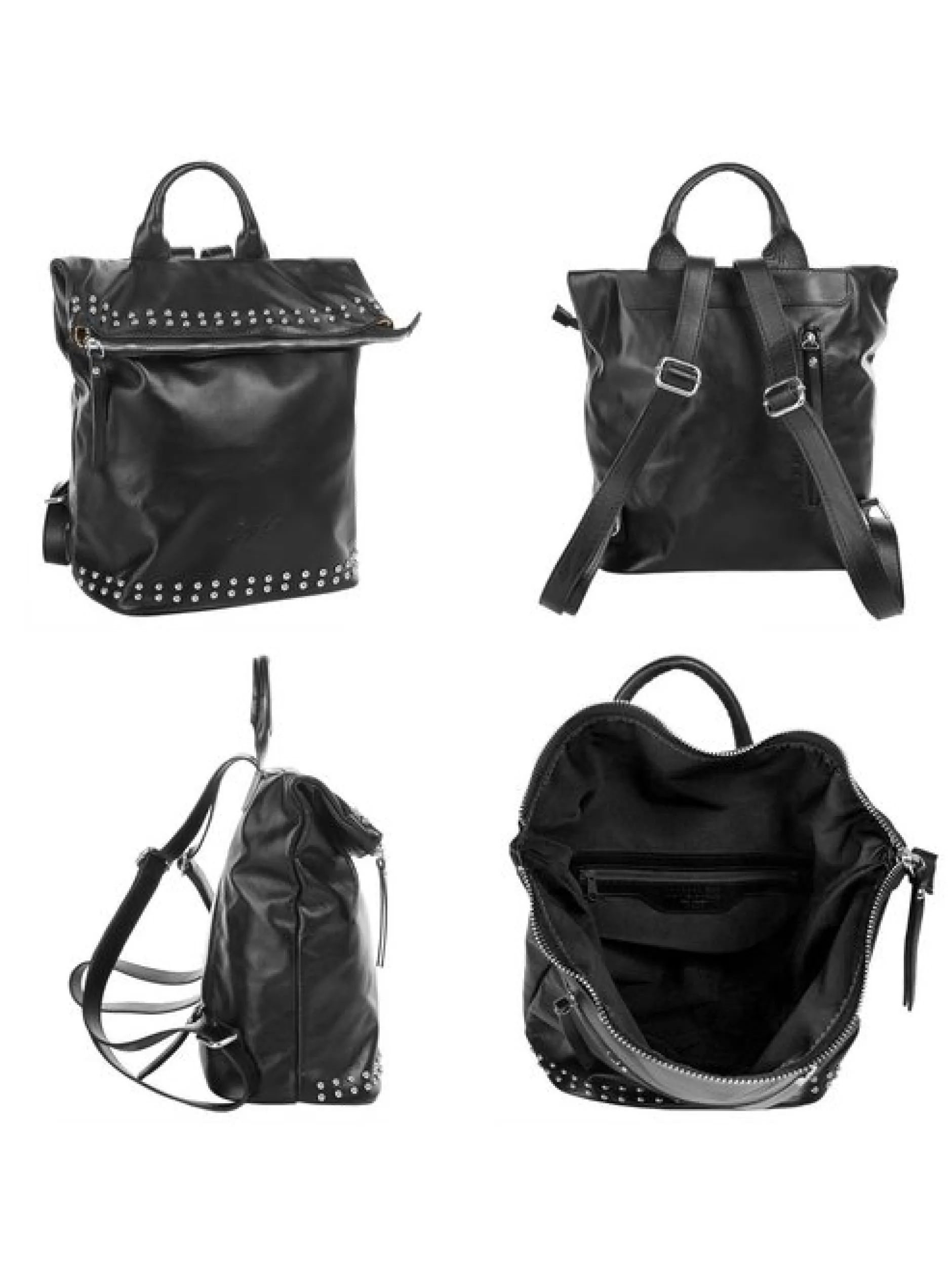 Samantha Look Damen Rucksack in schwarz
