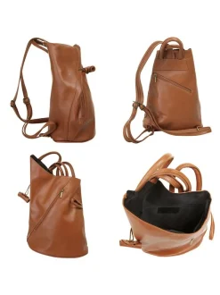 Samantha Look Damen Rucksack in cognac
