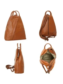 Samantha Look Damen Rucksack in cognac