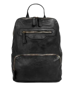 Samantha Look Damen Rucksack in schwarz