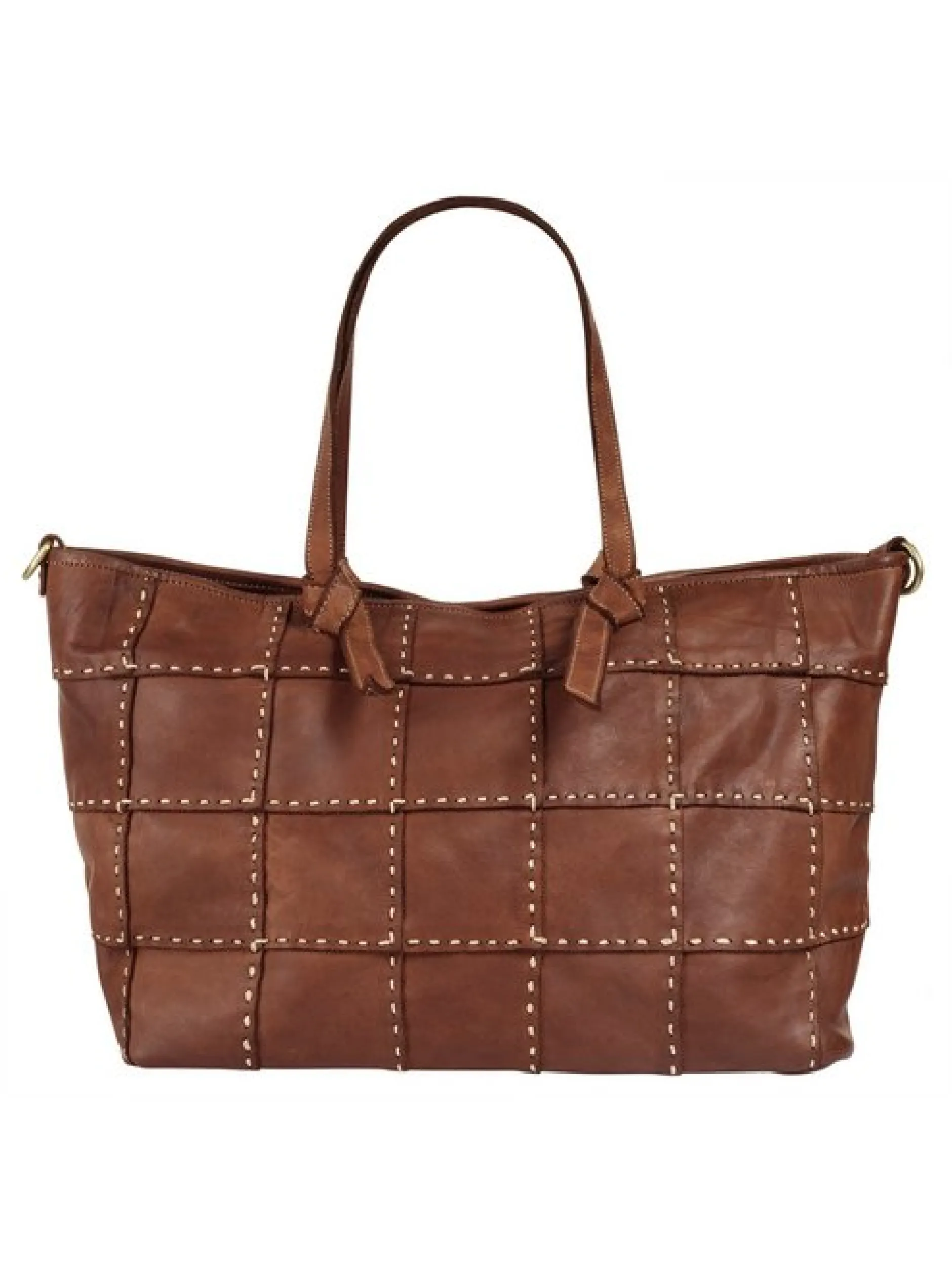 Samantha Look Damen Shopper in cognac