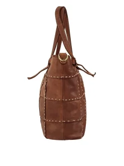 Samantha Look Damen Shopper in cognac