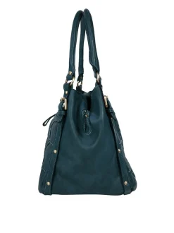Samantha Look Damen Shopper in blau