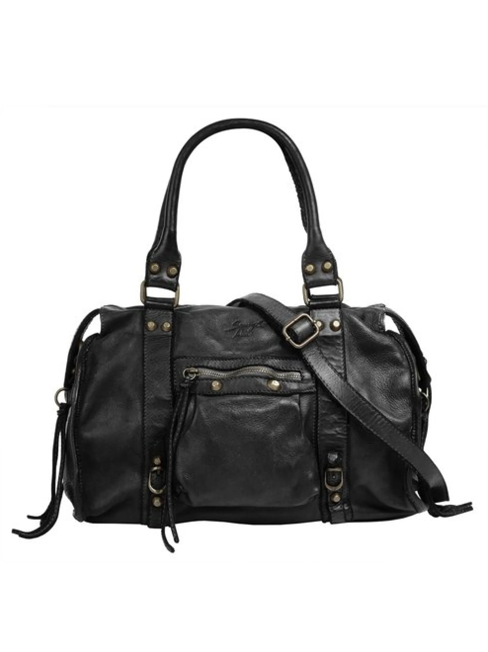 Samantha Look Damen Shopper in schwarz