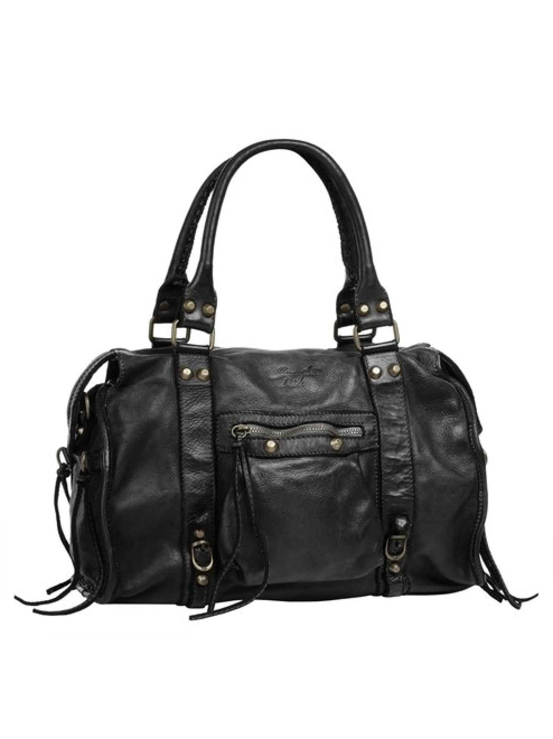 Samantha Look Damen Shopper in schwarz