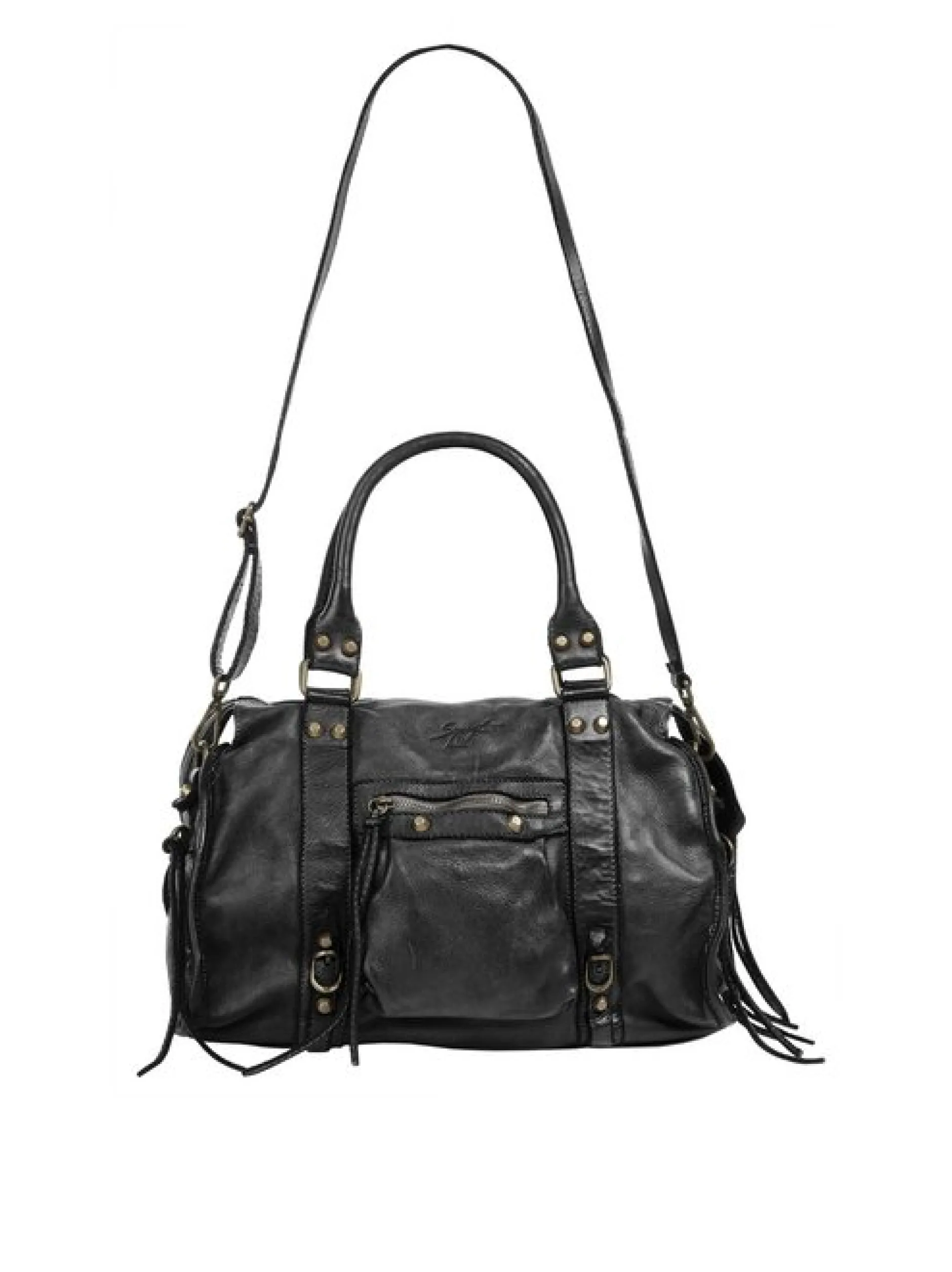 Samantha Look Damen Shopper in schwarz