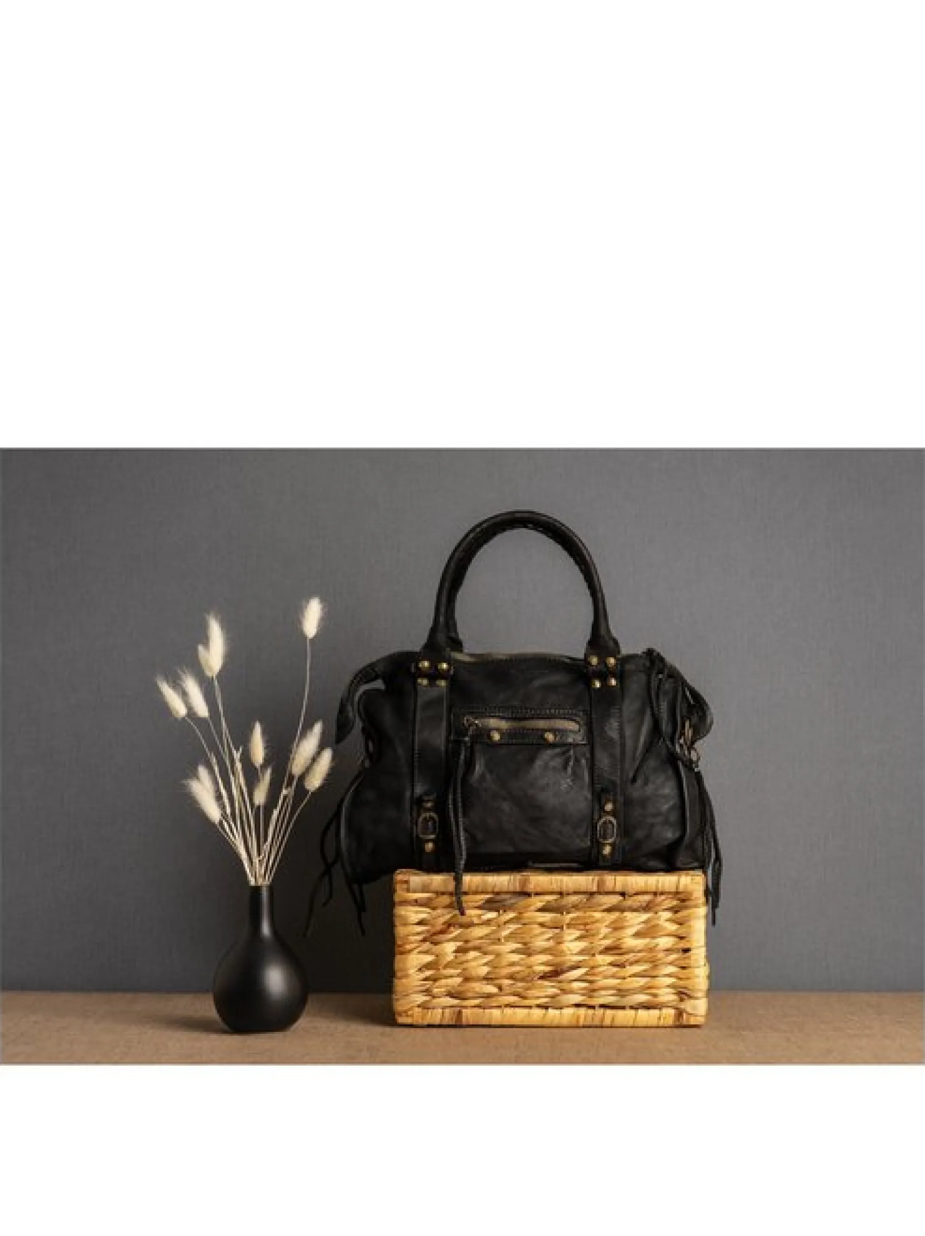 Samantha Look Damen Shopper in schwarz