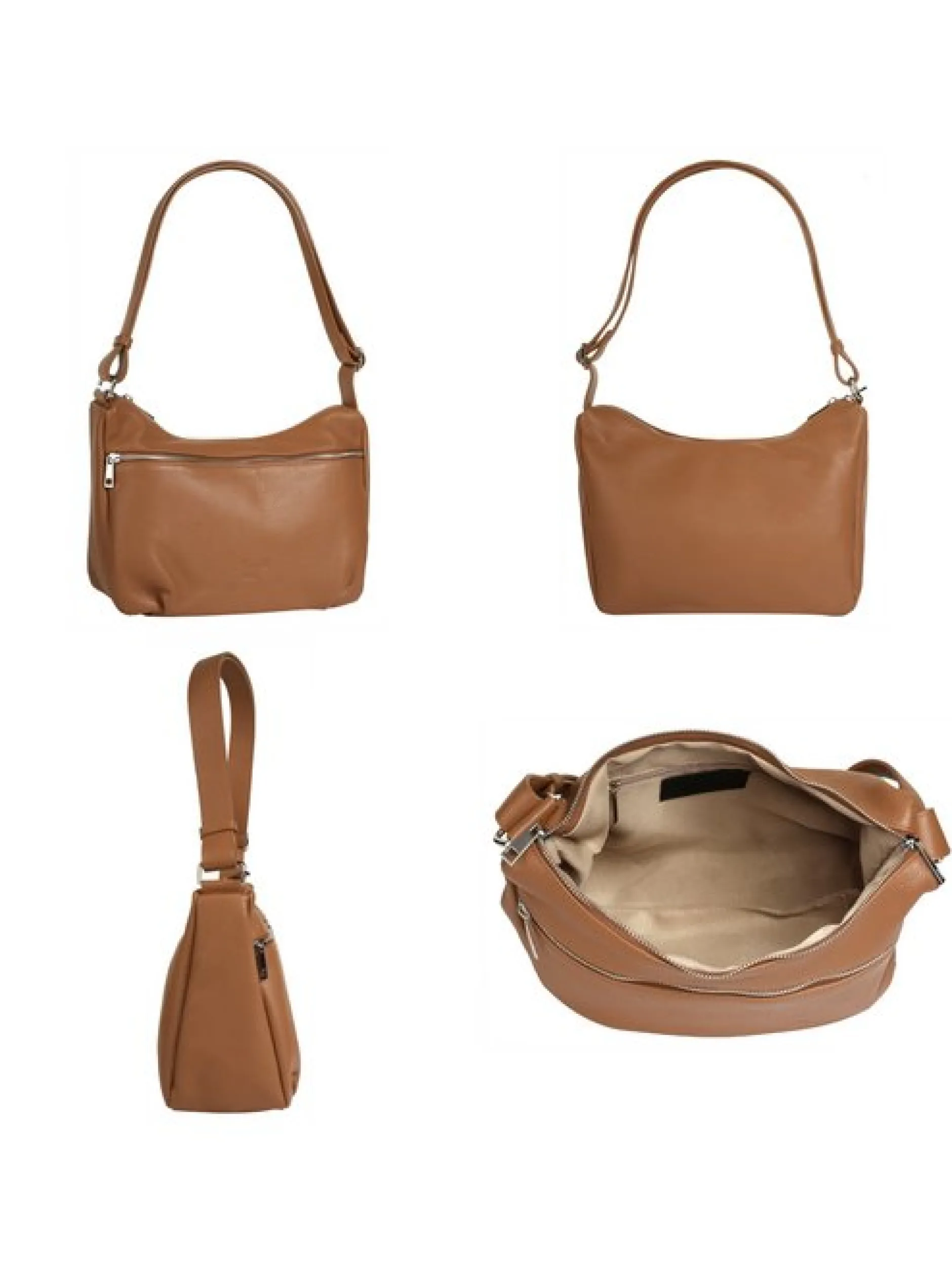 Samantha Look Damen Shopper in cognac