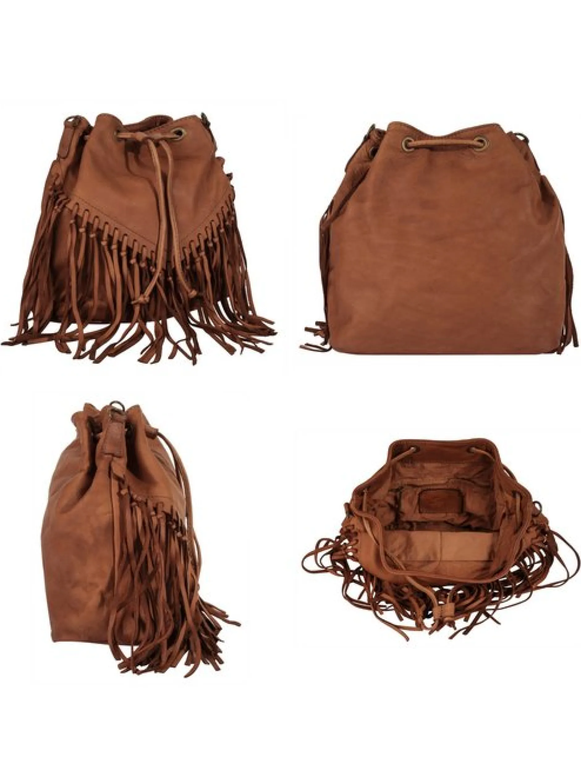 Samantha Look Damen Shopper in cognac