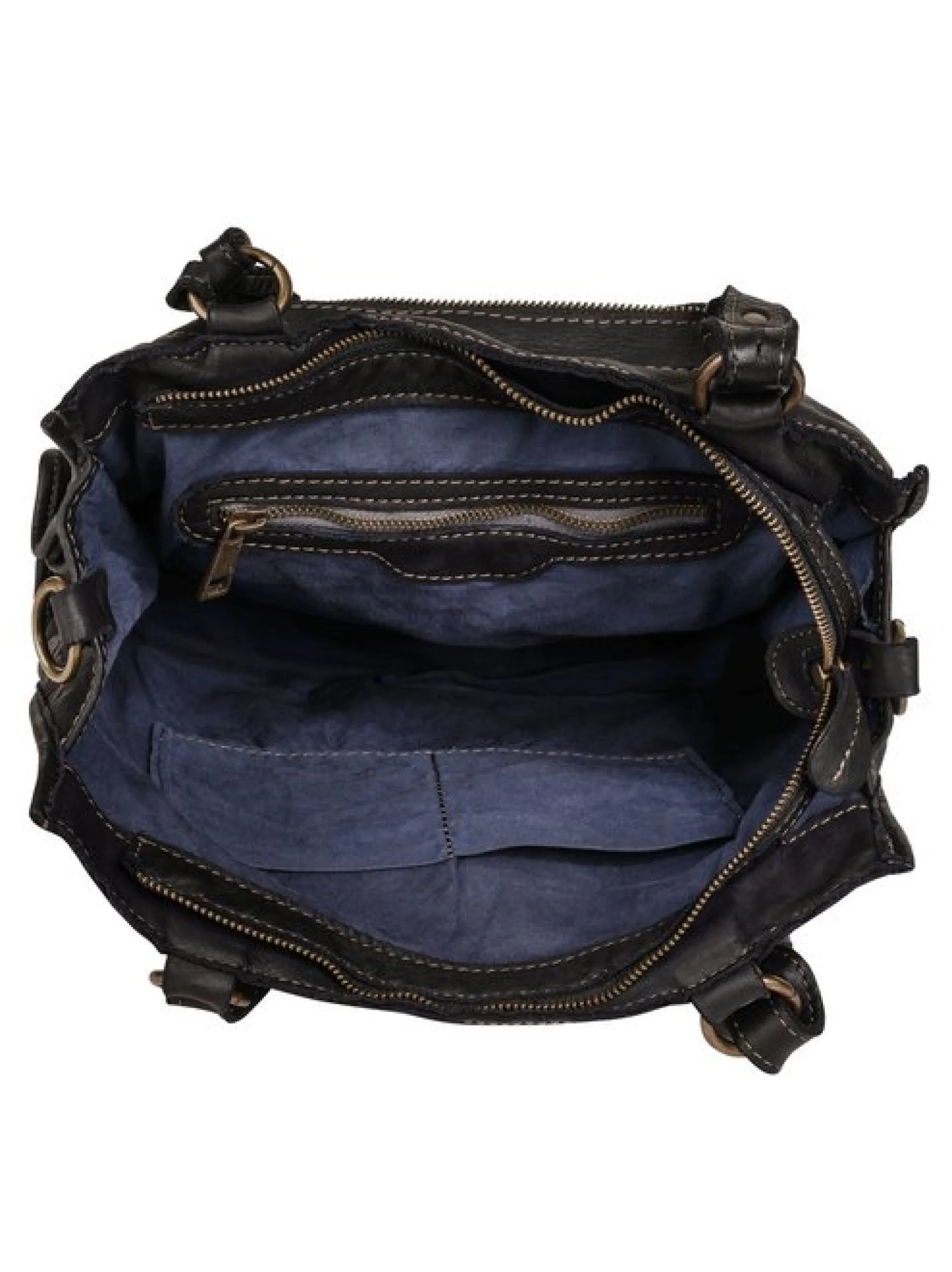 Samantha Look Damen Shopper in schwarz