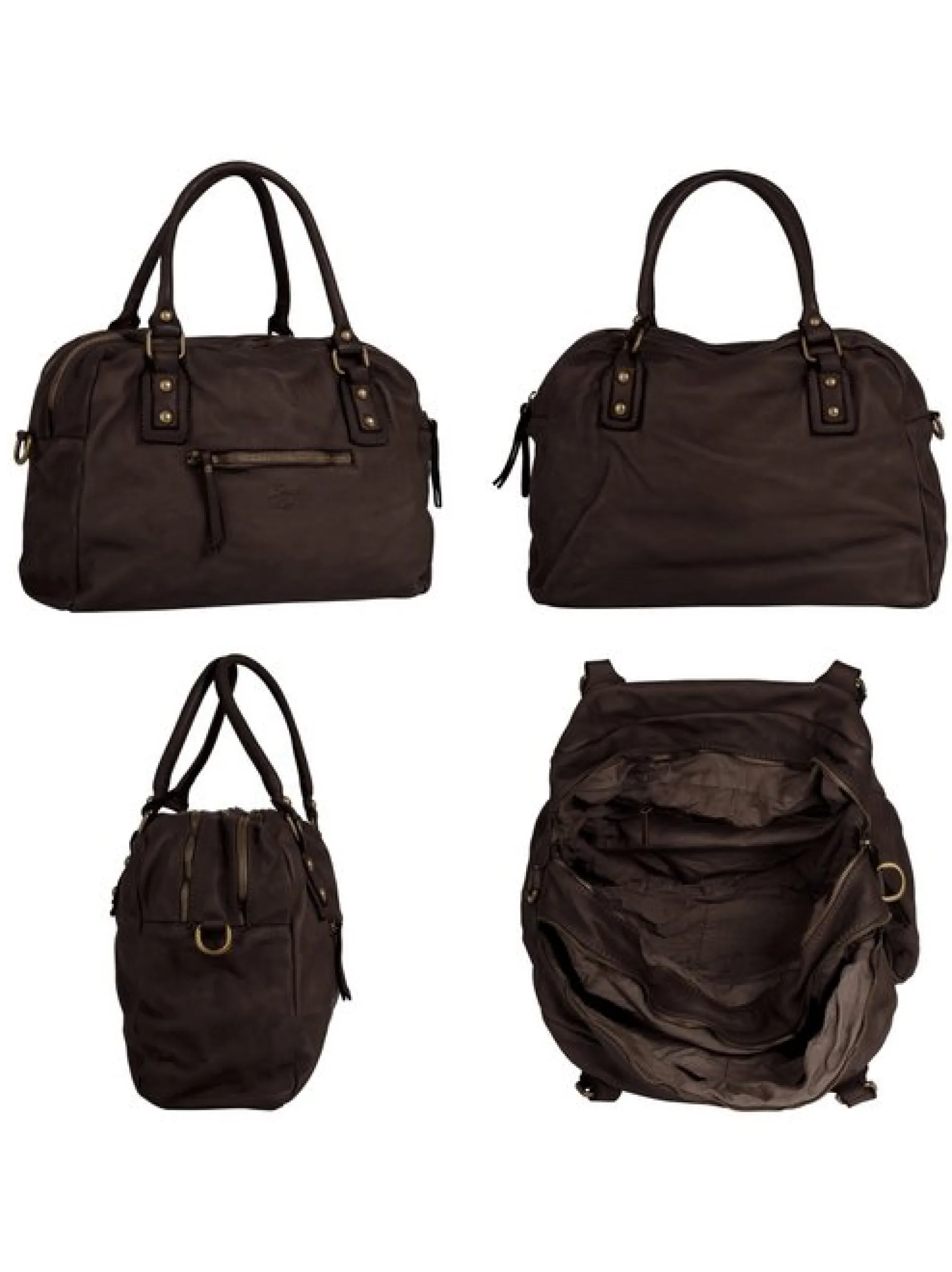 Samantha Look Damen Shopper in braun
