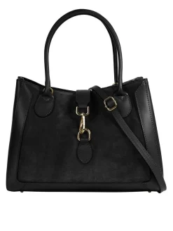 Samantha Look Damen Shopper in schwarz
