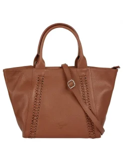 Samantha Look Damen Shopper in cognac