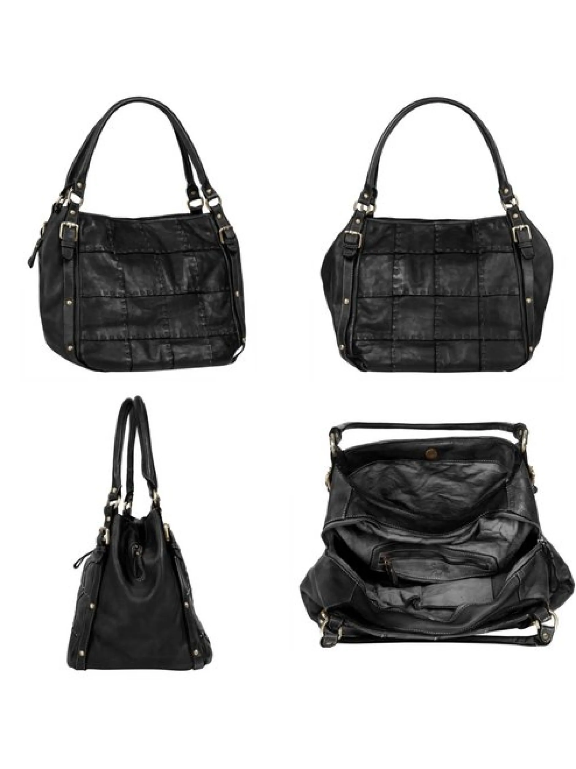 Samantha Look Damen Shopper in schwarz