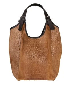 Samantha Look Damen Shopper in cognac